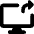 Desktop Screen Share Icon from Core Solid Set