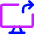 Desktop Screen Share Icon from Core Neon Set