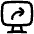 Desktop Screen Share Icon from Flex Line Set