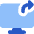 Desktop Screen Share Icon from Core Flat Set