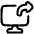 Desktop Screen Share Icon from Plump Line Set
