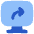 Desktop Screen Share Icon from Flex Flat Set