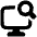 Desktop Search Icon from Plump Solid Set