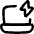 Laptop Charging Icon from Flex Line Set