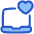 Laptop Favorite Heart Icon from Plump Duo Set