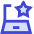 Laptop Favorite Star Icon from Sharp Duo Set