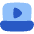 Laptop Live Tv Icon from Flex Flat Set