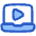 Laptop Live Tv Icon from Plump Duo Set