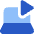 Laptop Live Tv Icon from Core Flat Set
