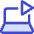 Laptop Live Tv Icon from Core Duo Set