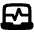 Laptop Monitor Browse Activity Performance Icon from Plump Solid Set