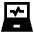 Laptop Monitor Browse Activity Performance Icon from Sharp Solid Set