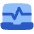 Laptop Monitor Browse Activity Performance Icon from Plump Flat Set