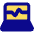 Laptop Monitor Browse Activity Performance Icon from Core Pop Set