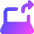Laptop Screen Share Icon from Core Gradient Set