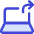 Laptop Screen Share Icon from Core Duo Set