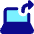 Laptop Screen Share Icon from Core Pop Set