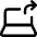 Laptop Screen Share Icon from Core Line Set