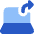 Laptop Screen Share Icon from Core Flat Set