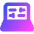 Laptop Settings Icon from Core Gradient Set