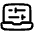 Laptop Settings Icon from Plump Line Set