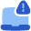 Laptop Warning 2 Icon from Plump Flat Set