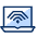 Laptop Wifi 1 icon - Free transparent PNG, SVG. No sign up needed.