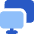 Monitor Project Screen Icon from Core Flat Set
