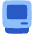 Retro Computer Icon from Plump Flat Set