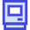 Retro Computer Icon from Sharp Duo Set