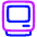 Retro Computer Icon from Plump Neon Set