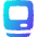 Retro Computer Icon from Flex Gradient Set
