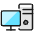 Desktop Computer Pc Icon from Ultimate Colors - Free Set