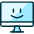 Desktop Monitor Smiley Icon from Ultimate Duotone - Free Set