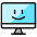 Desktop Monitor Smiley Icon from Ultimate Colors - Free Set