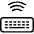 Keyboard Wireless Icon from Ultimate Light - Free Set