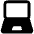 Laptop Icon from Ultimate Bold - Free Set