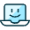 Laptop Smiley 1 Icon from Ultimate Duotone - Free Set