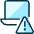 Laptop Warning Icon from Ultimate Duotone - Free Set