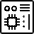 Microchip Board Icon from Ultimate Light - Free Set