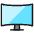 Screen Curved Icon from Ultimate Colors - Free Set