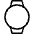 Smart Watch Circle Icon from Ultimate Light - Free Set
