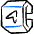 Smart Watch Square Navigation Alternate Icon from Freehand Duotone - Free Set