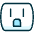 Wall Socket 1 Icon from Ultimate Duotone - Free Set
