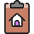 Project Notes House Icon from Ultimate Colors Set