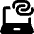 Personal Hotspot Connected Laptop Icon from Ultimate Bold Set