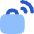 Briefcase Sensor Tag Radiowaves Icon from Flex Flat Set