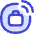 Briefcase Sensor Tag Radiowaves Circle Icon from Flex Duo Set