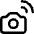 Camera Sensor Tag Radiowaves Icon from Core Line Set