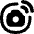 Camera Sensor Tag Radiowaves Circle Icon from Flex Remix Set